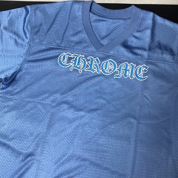 Chrome Hearts Mesh Warmup Jersey Baby Blue - Picture 2 of 6